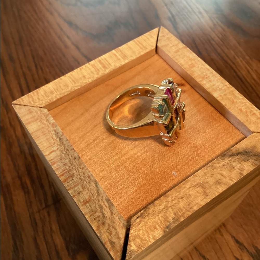 Multi Gemstone Ring - image 2